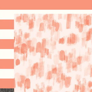 Pebbles - DIY Home Collection - 12 x 12 Double Sided Paper - Brush Strokes