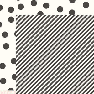 Pebbles - DIY Home Collection - 12 x 12 Double Sided Paper - Ribbon Stripe