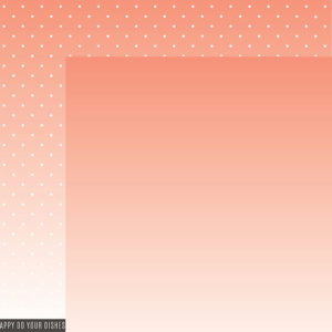 Pebbles - DIY Home Collection - 12 x 12 Double Sided Paper - Sunset