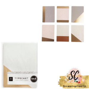 We R Memory Keepers Typecast - Gold Cards