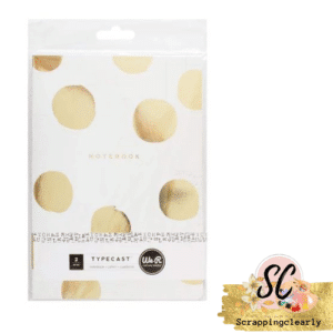 We R Memory Keepers Typecast - Gold Notebooks
