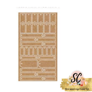 We R Memory Keepers Typecast - Mini Tags Kraft