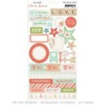 TIS THE SEASON ACCESSORY STICKERS
