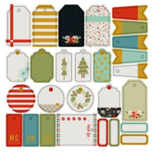 Fancy Pants Designs - Merry and Bright Collection - Christmas - Gift Tags and Labels