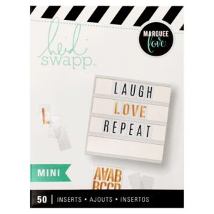 Heidi Swapp MINI LIGHTBOX ALPHABET BLANK