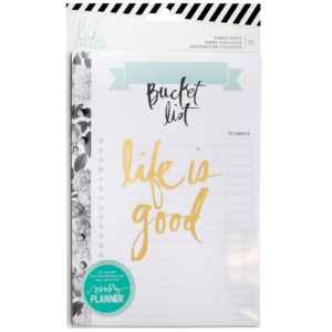 Heidi Swapp Memory Planner 2017 - Inserts Large Bucket List