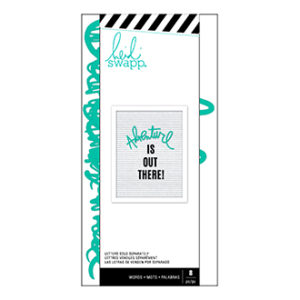 WORD SET - HS - LETTERBOARD - ADVENTURE TEAL (8 PIECE)