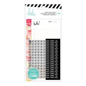 Heidi Swapp Memory Planner 2017 - Inserts with Stickers To Do