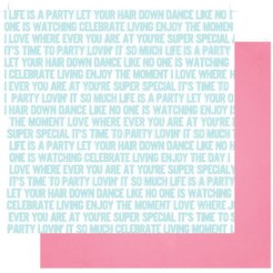 Fancy Pants Designs - Joy Parade Collection - 12 x 12 Double Sided Paper - Life is a Party