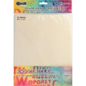 Dylusions Mixed Media Cardstock 10/Pkg 8.5″X11″