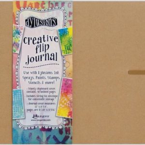 Dyan Reaveleys Dylusions Creative Flip Journal Kraft 12 Inch X8.5 Inch