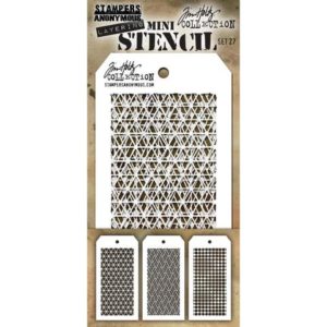 Tim Holtz Mini Layered Stencil Set 3 Pack - Set #27