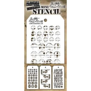Tim Holtz Mini Layered Stencil Set 3 Pack - Set #29
