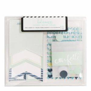 Heidi Swapp STATIONERY EMBELLISHMENT KIT MINT