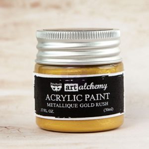 Prima - Finnabair - Art Alchemy - Acrylic Paint - Metallique - Gold Rush