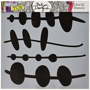 TCW 12 x 12 Stencil Pods on Stick
