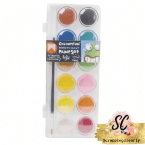 PAINT MICADOR WATERCOLOUR PALETTE WITH BRUSH 12'S