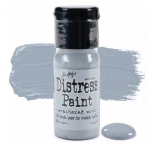 Tim Holtz Distress Flip Top Paint - Weathered Wood
