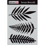 Darkroom Door Large Stencil - Ferns