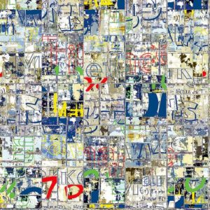 Ella and Viv Paper Company - Graffiti Collection - 12 x 12 Paper - Word