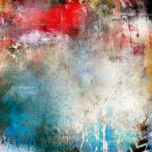 Ella and Viv Paper Company - Graffiti Collection - 12 x 12 Paper - Red, White, and Blue