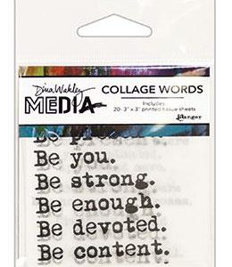 Dina Wakley Media Collage Word Pack