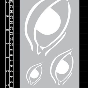 Kinder Kreation Eye 01S7 Stencil