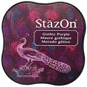 StazOn Midi Ink Pad Vibrant VioletTuskineko Fée du Scrap