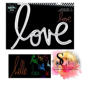 Heidi Swapp Neon Wall Word – LOVE