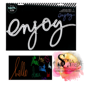 Heidi Swapp Neon Wall Word – ENJOY