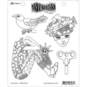 Dyan Reaveley's Dylusions Cling Stamp Collections 8.5"X7" Clock Work