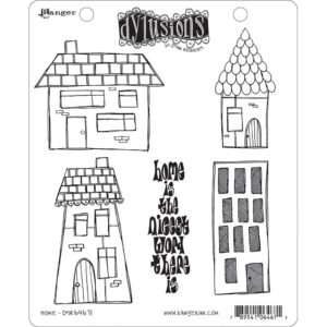 Dyan Reaveley's Dylusions Cling Stamp Collections 8.5"X7" Home