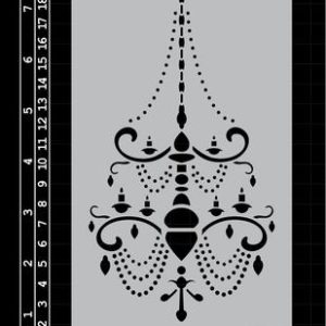 Kinder Kreations - Chandelier stencil