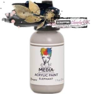 Dina Wakley Media Heavy Body Acrylic Paint 1oz Elephant