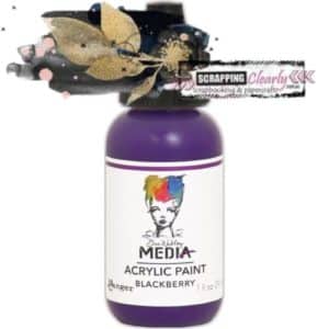 Dina Wakley Media Heavy Body Acrylic Paint 1oz Blackberry