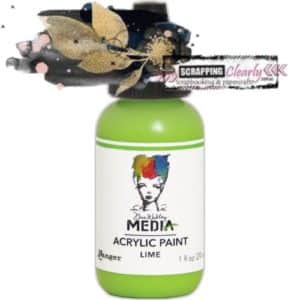 Dina Wakley Media Heavy Body Acrylic Paint 1oz Lime