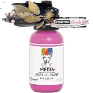 Dina Wakley Media Heavy Body Acrylic Paint 1oz Magenta