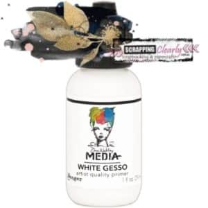 Dina Wakley Media Gesso 1oz Bottle White Gesso