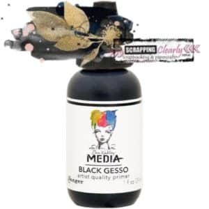 Dina Wakley Media Gesso 1oz Black