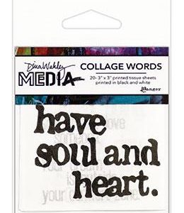 DINA WAKLEY MEDIA COLLAGE WORDS PACK #2