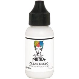 Dina Wakley Media Gesso 1oz Bottle Clear Gesso