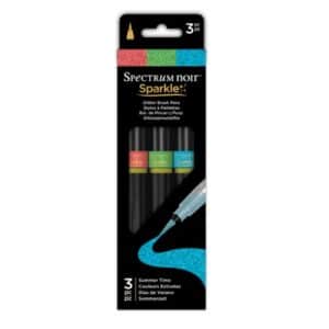 Crafter's Companion Spectrum Noir Glitter Brush Pens - Summer Time