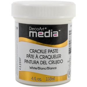 Deco Art Media Media Crackle Paste 4oz - White