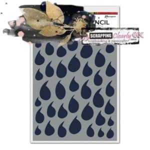 Dina Wakley Media Stencil - Dollops