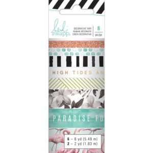 Heidi Swapp Pineapple Crush Washi Tape Rolls 8 Pack