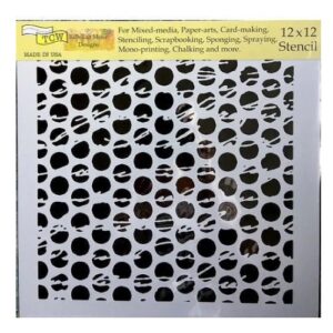 The Crafter's Workshop 6 x 6 Doodling Templates - Scripts Dots