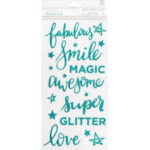 American Crafts Thickers Shimelle Glitter Girl