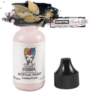 Dina Wakley Media Acrylic Paints - Carnation (29mls)