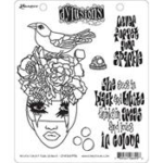 Dylusions Stamps - Never Forget Your Sparkle