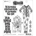 Dylusions Stamps - Let Me Adjust My Crown